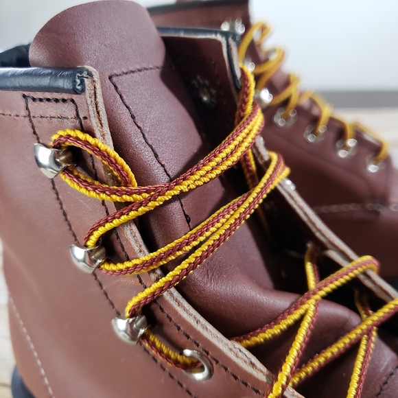 Red Wing Shoes Men's Brown Leather Boots 8249 New - Picture 8 of 14